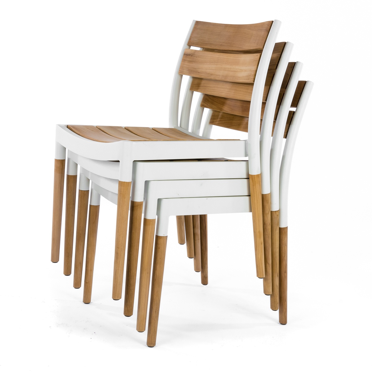 4 Bloom Stacking Side Chairs
