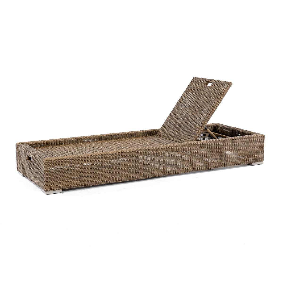 Malaga Chaise Lounger - Summer Grass