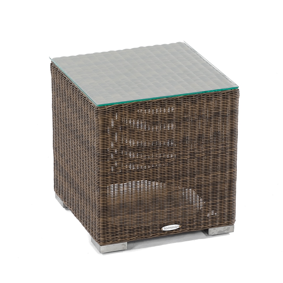 Malaga Side Table - Glass Top Included