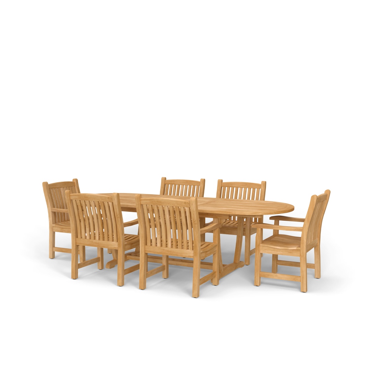 7 pc Montserrat Veranda Teak Dining Set
