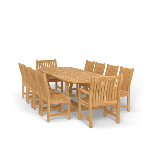 11 pc Montserrat Dining Set - Picture H