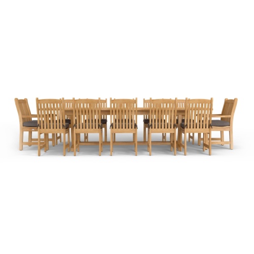 13 pc Grand Veranda Teak Dining Set - Picture I