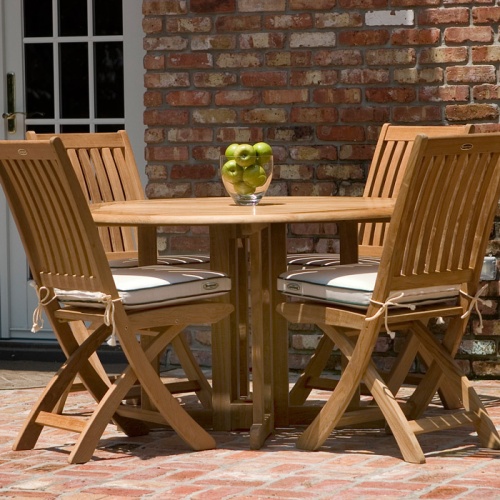 5 pc Folding Barbuda Dining Set - Picture D