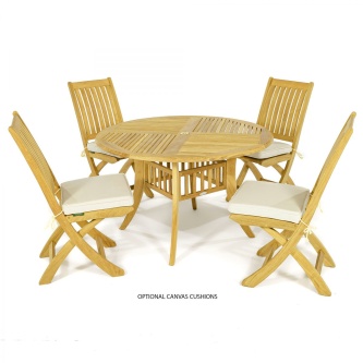 5 pc Grand Hyatt Barbuda Teak Patio Set