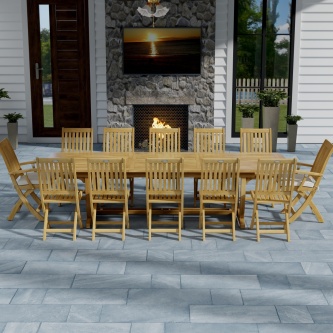 13 pc Grand Barbuda Teak Dining Set