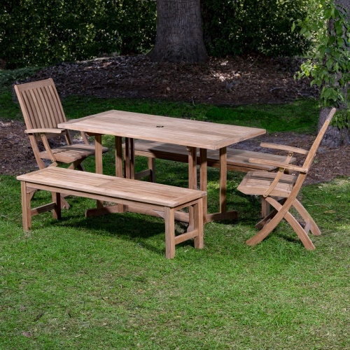 Nevis Picnic Bench Dining Set - Picture N