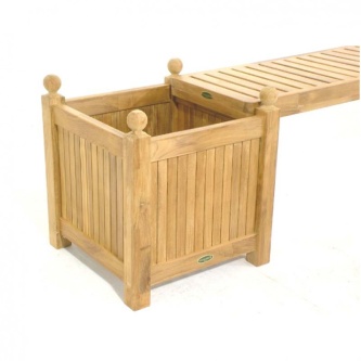 Double Planter Bench Set