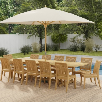 Grand Laguna 13 pc Teak Side Chair Set
