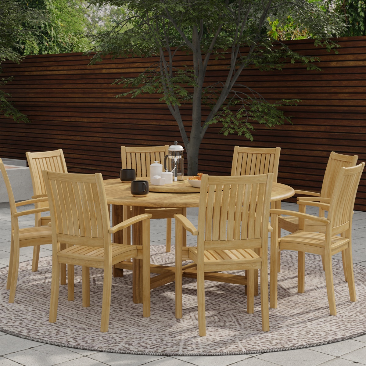 9 pc Buckingham Teak Dining Set