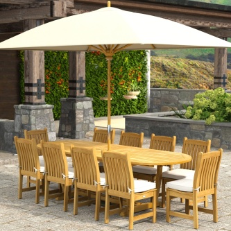 11 pc Montserrat Veranda Dining Set