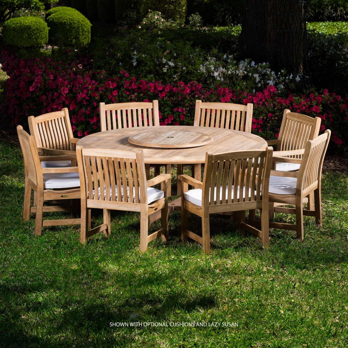 9 pc Buckingham Armchair Teak Set