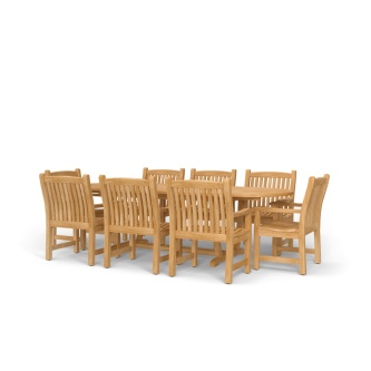 9 pc Montserrat Teak Dining Set