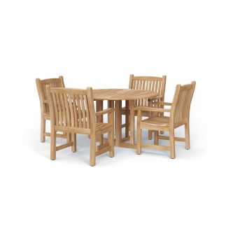 5 pc Veranda Barbuda Teak Dining Set