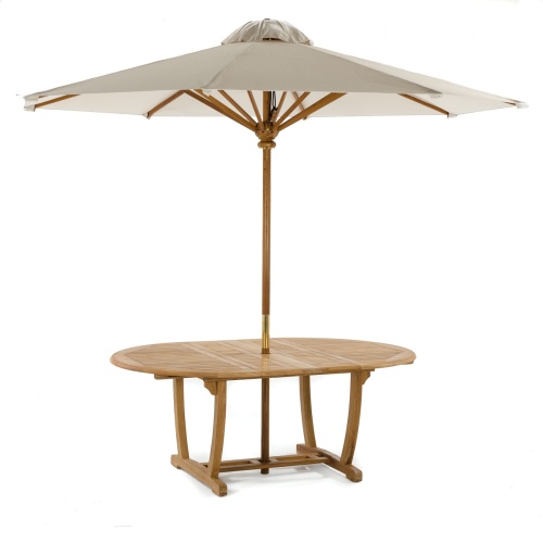 7 pc Martinique Sussex Teak Dining Set - Picture N