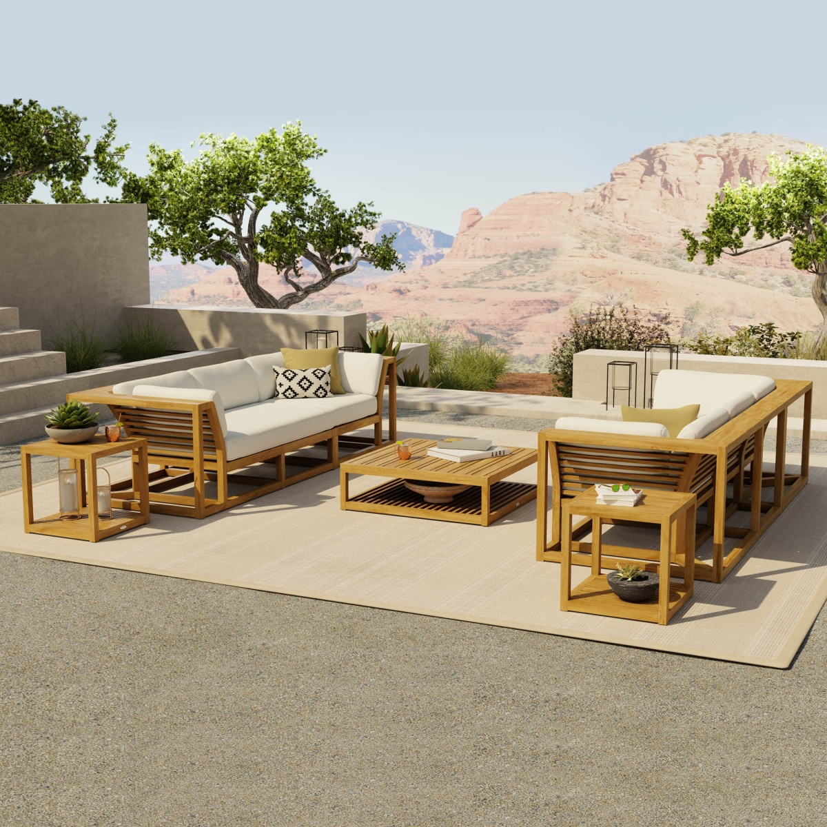 Maya 7 pc Twin Sofa Set