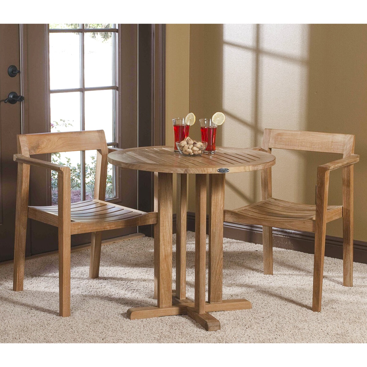 3 pc Horizon Teak Bistro Set