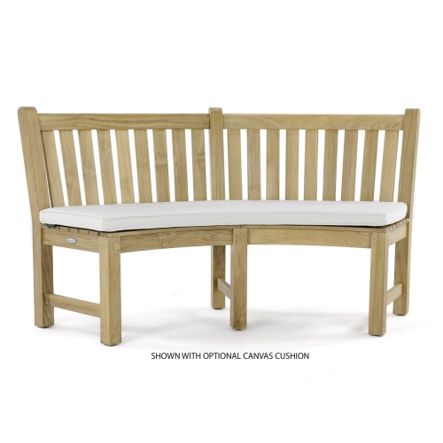 7 piece Martinique Chair & Curved Bench Set - Picture L