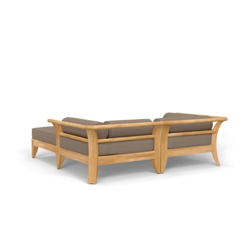 Aman Dais Teak Daybed Set - Picture C