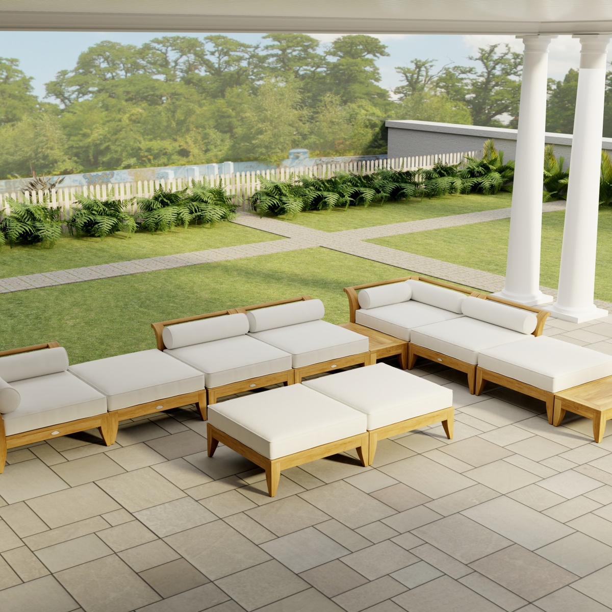 Aman Dais 11 pc L Lounge Set