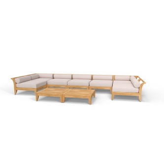 Aman Dais 9 pc Lounge Set