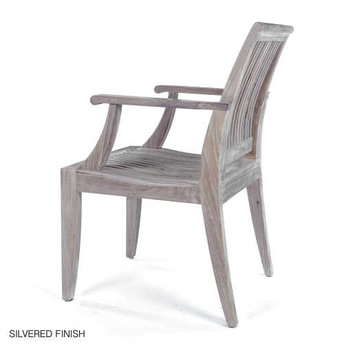 7 pc Pyramid Rectangular Teak Patio Set - Picture K
