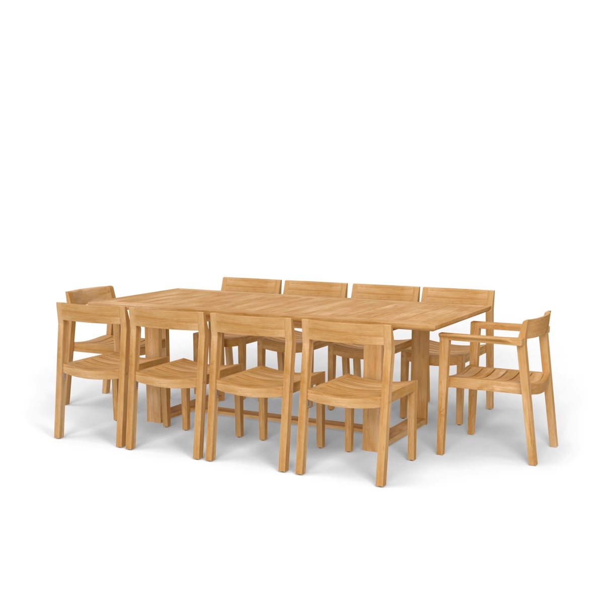 Horizon 11 pc Teak Dining Set
