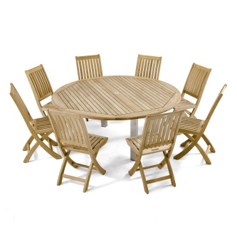 Vogue Teak Barbuda Dining Set for 8