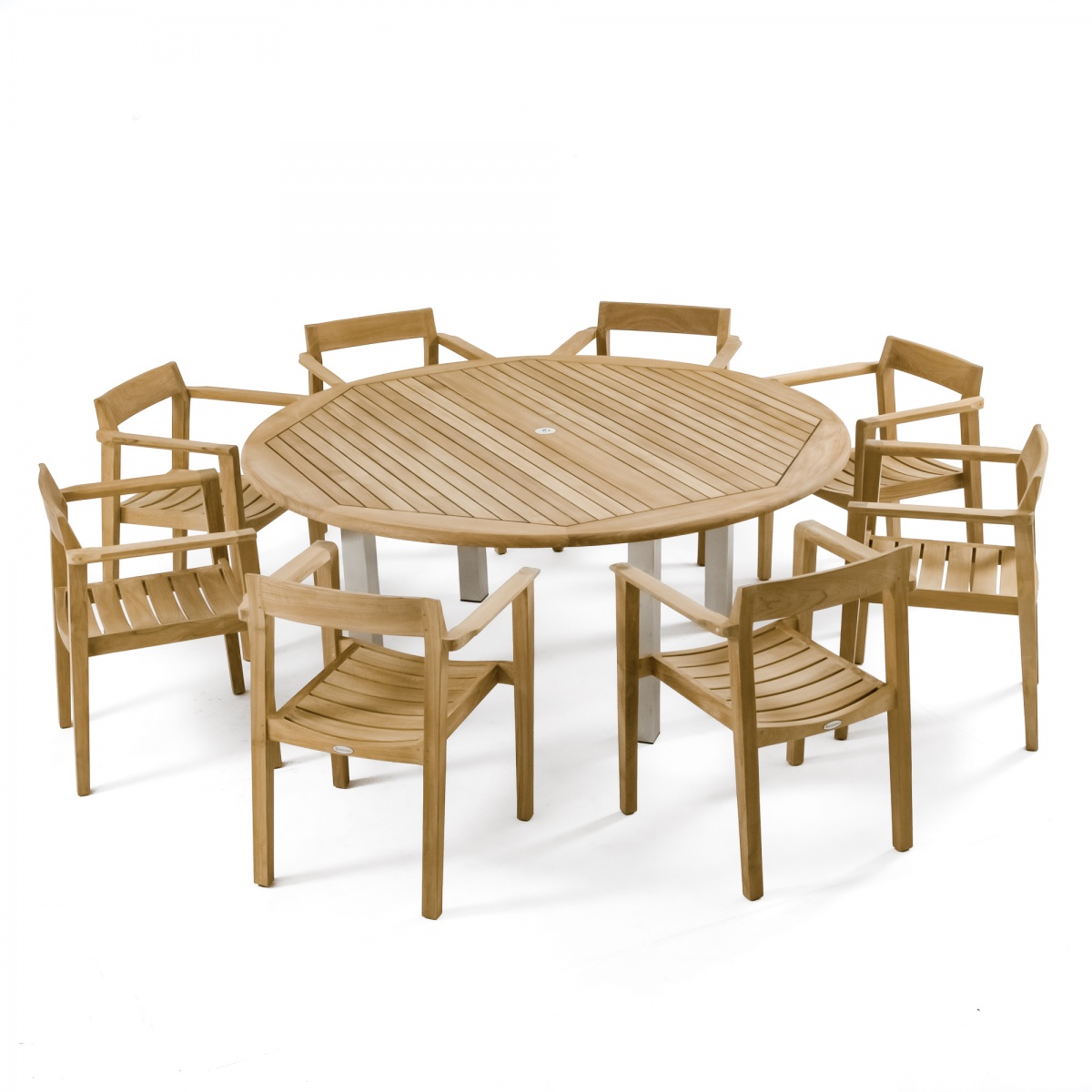 Horizon Vogue Teak Dining Set for 8
