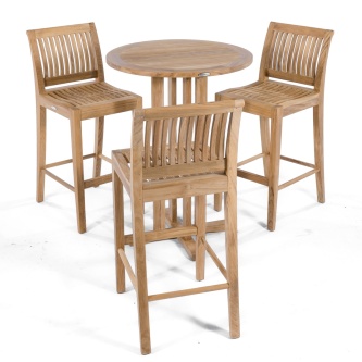 Laguna 4 pc Pub Table and Chair Set