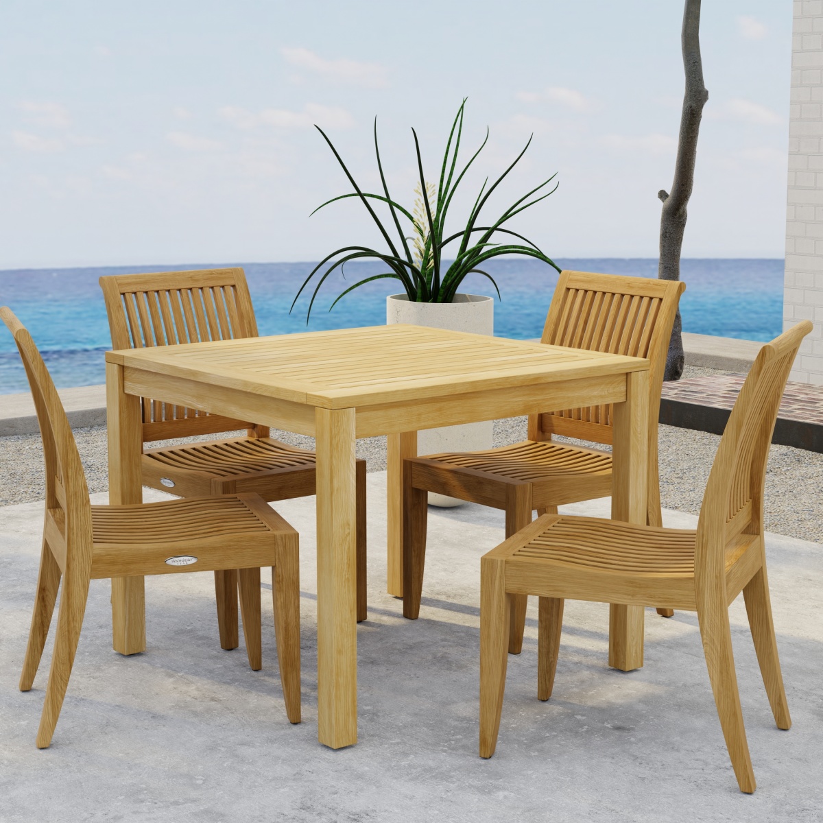 5pc Laguna Square Dining Set