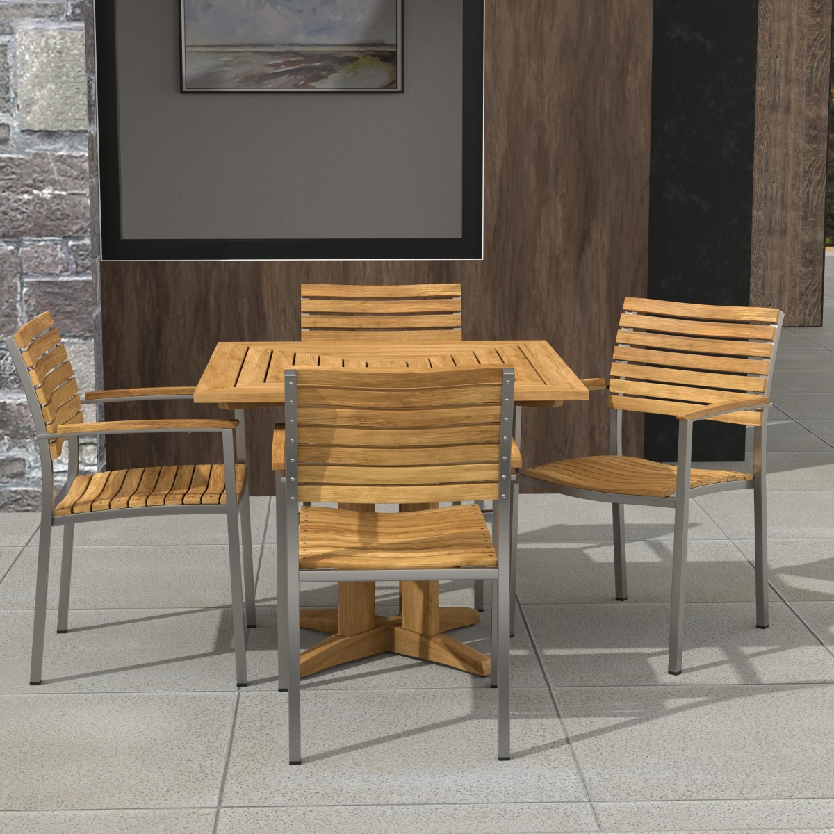 5 pc Vogue Pyramid Dining Set