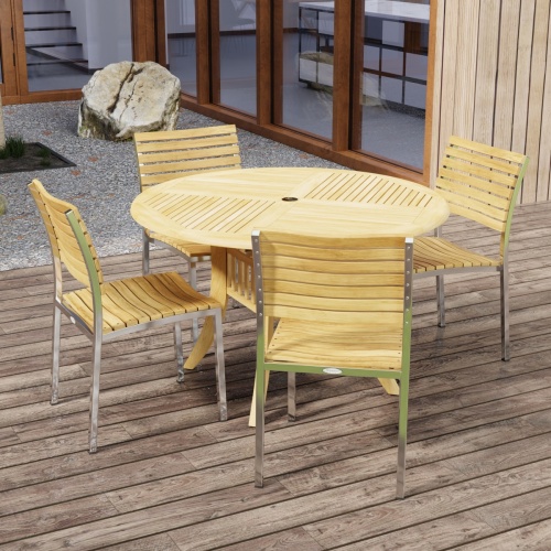 Grand Hyatt Vogue 5 pc Dining Set - Picture B