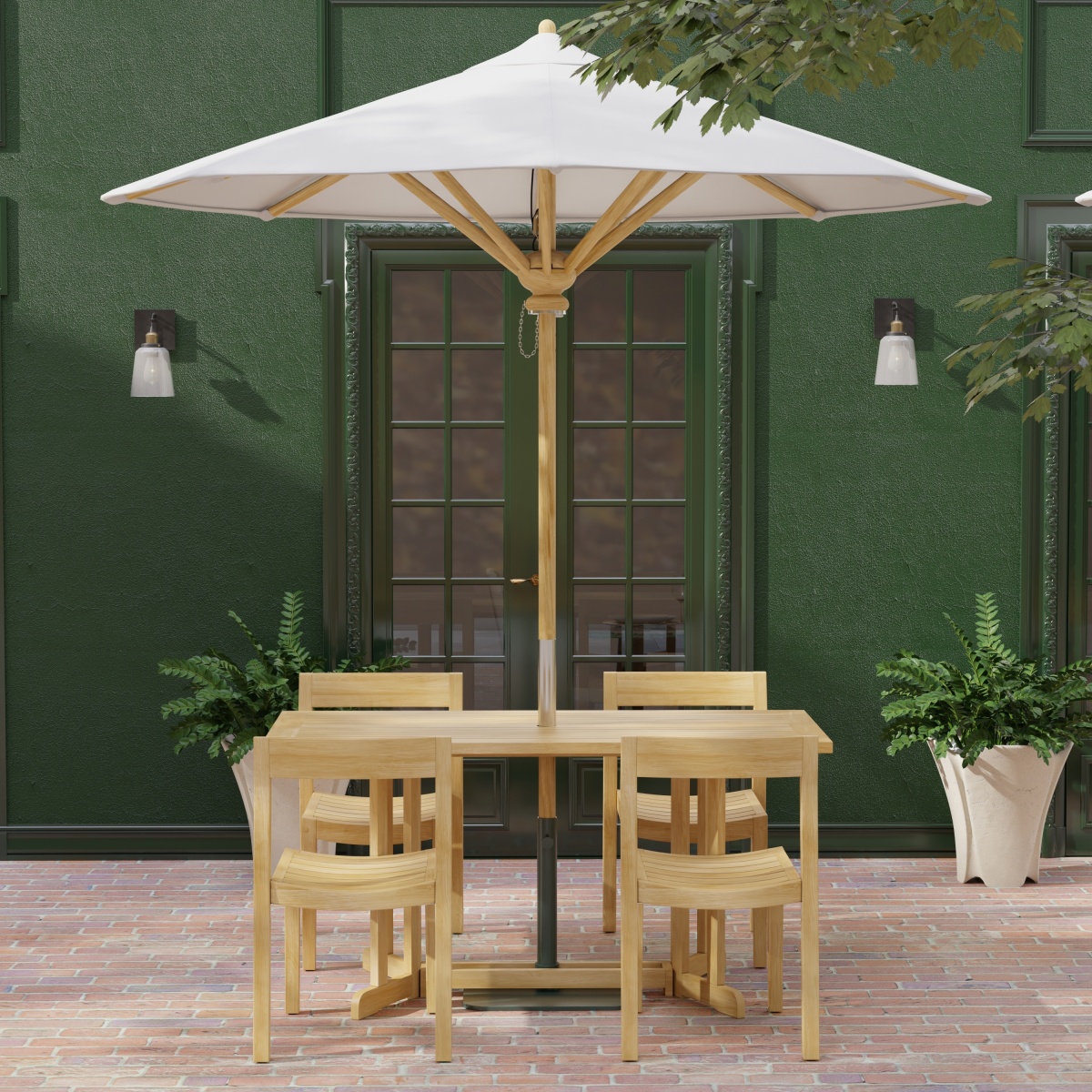 Nevis Horizon Wood Dining Set
