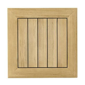 Vogue 24x24 inch Table Top Black Base Combo