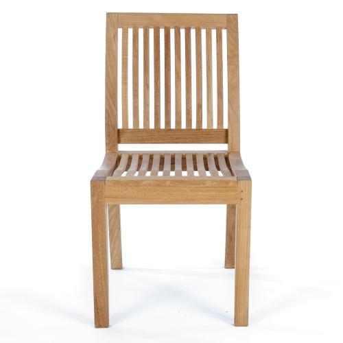 Vogue Square Cafe Set with 4 Laguna Dining Chairs - Picture K