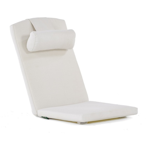 Barbuda Teak Recliner Chair & Ottoman Set - Picture O