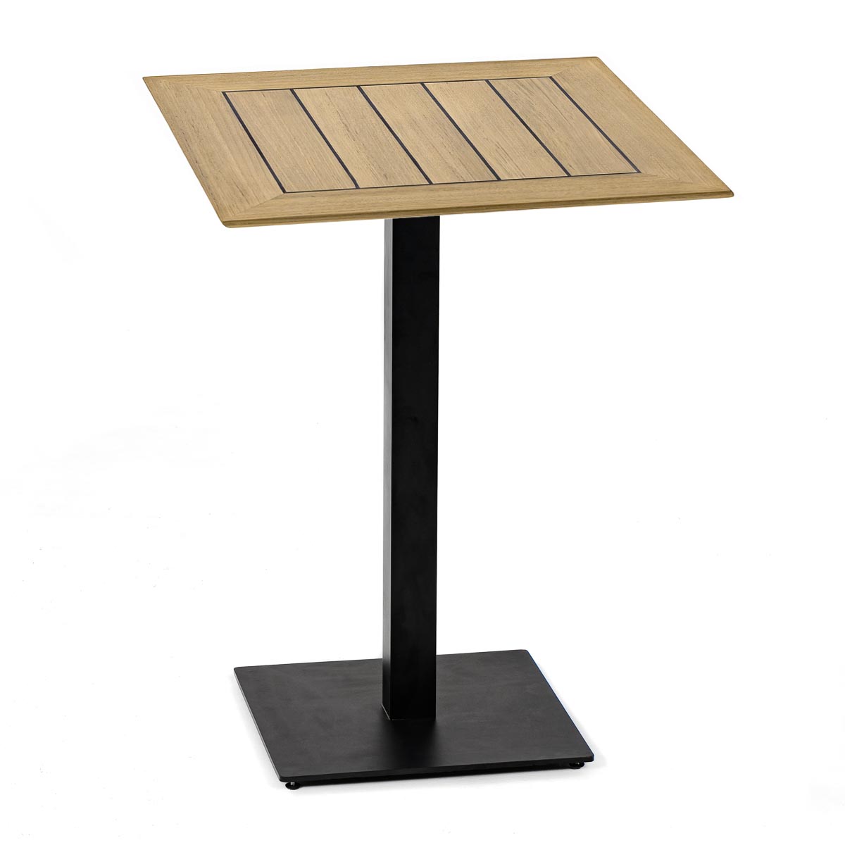Vogue 24x24 Bar Top & Black Base Combo