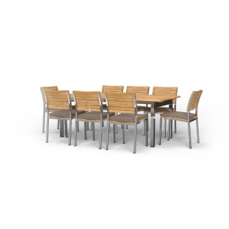 7 pc Vogue Dining Set with All Armchairs