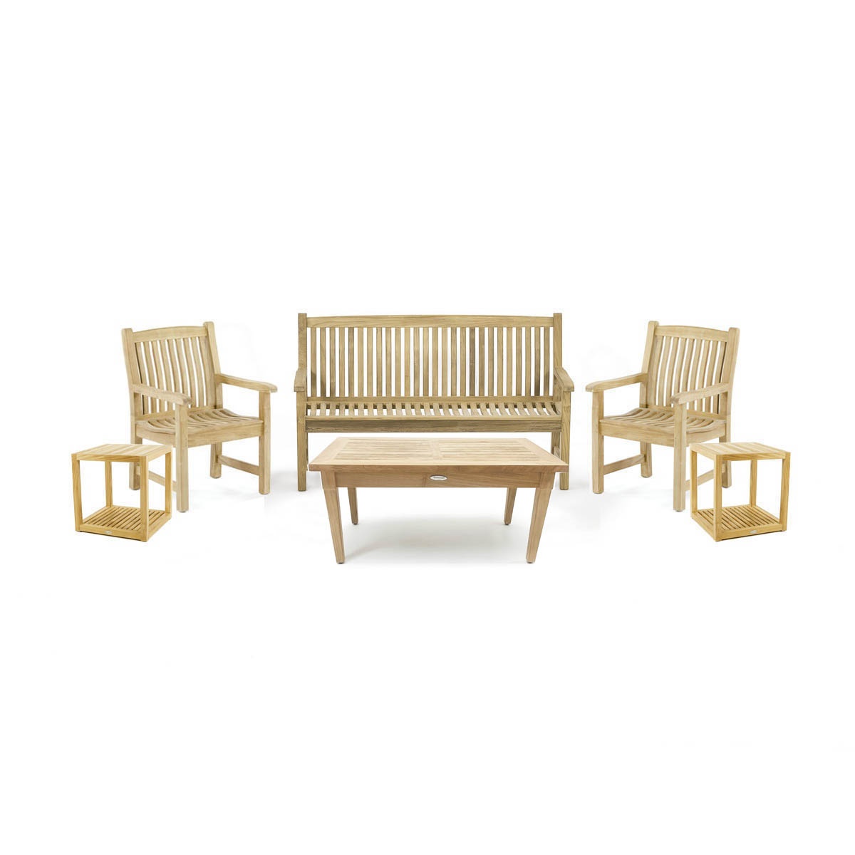 6 pc Veranda Bench and Chair Set