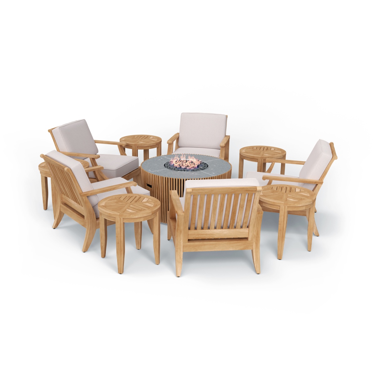 11 pc Agora Fire Table Laguna Set