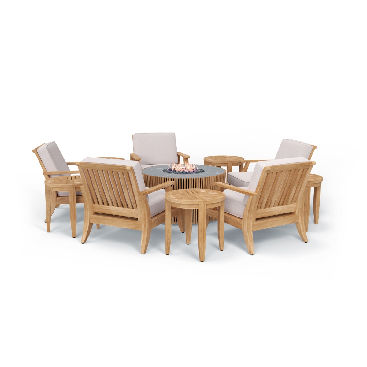 11 pc Agora Fire Table Laguna Set
