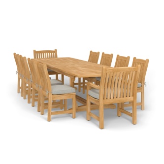 Veranda 11 pc Teak Dining Set