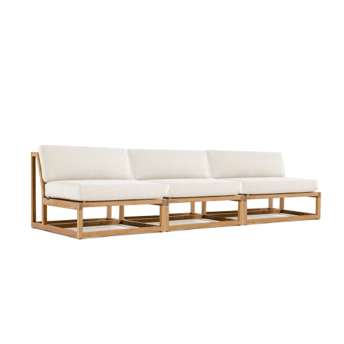 Maya Teak Armless Sofa - Picture A