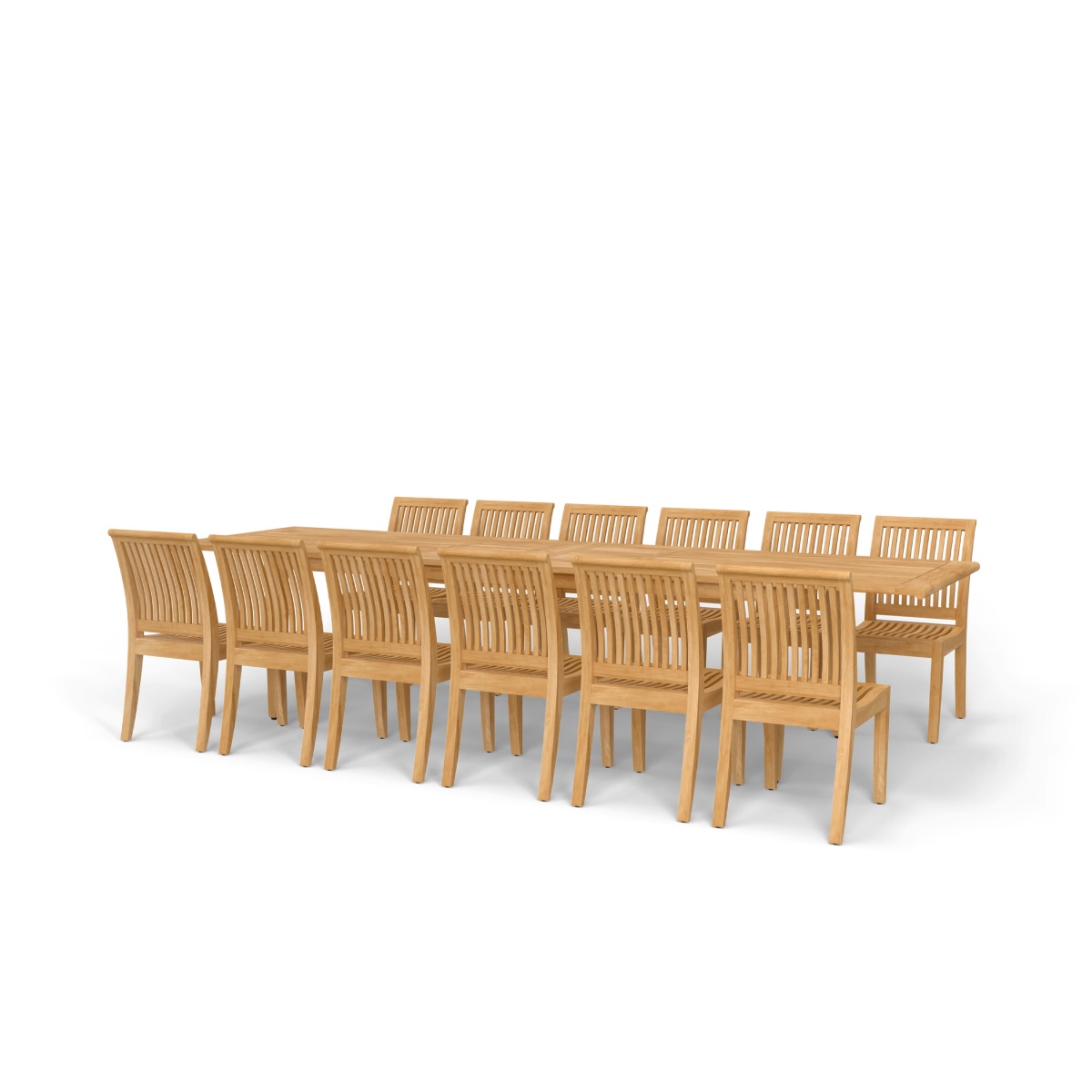 Laguna 13 pc Teak Dining Set