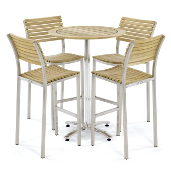 5 pc Vogue Round High Bar Set