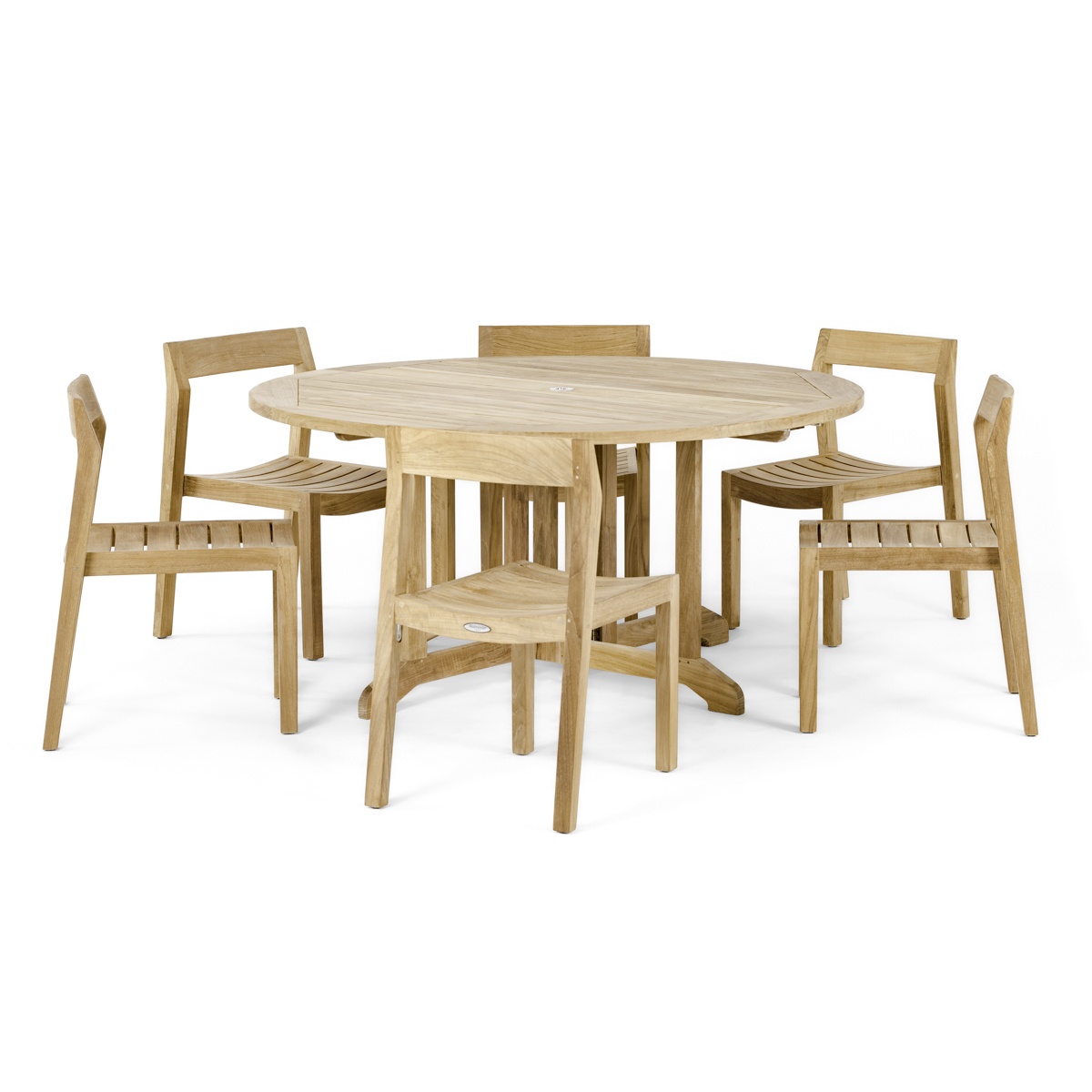 7 pc Barbuda Horizon Teak Dining Set