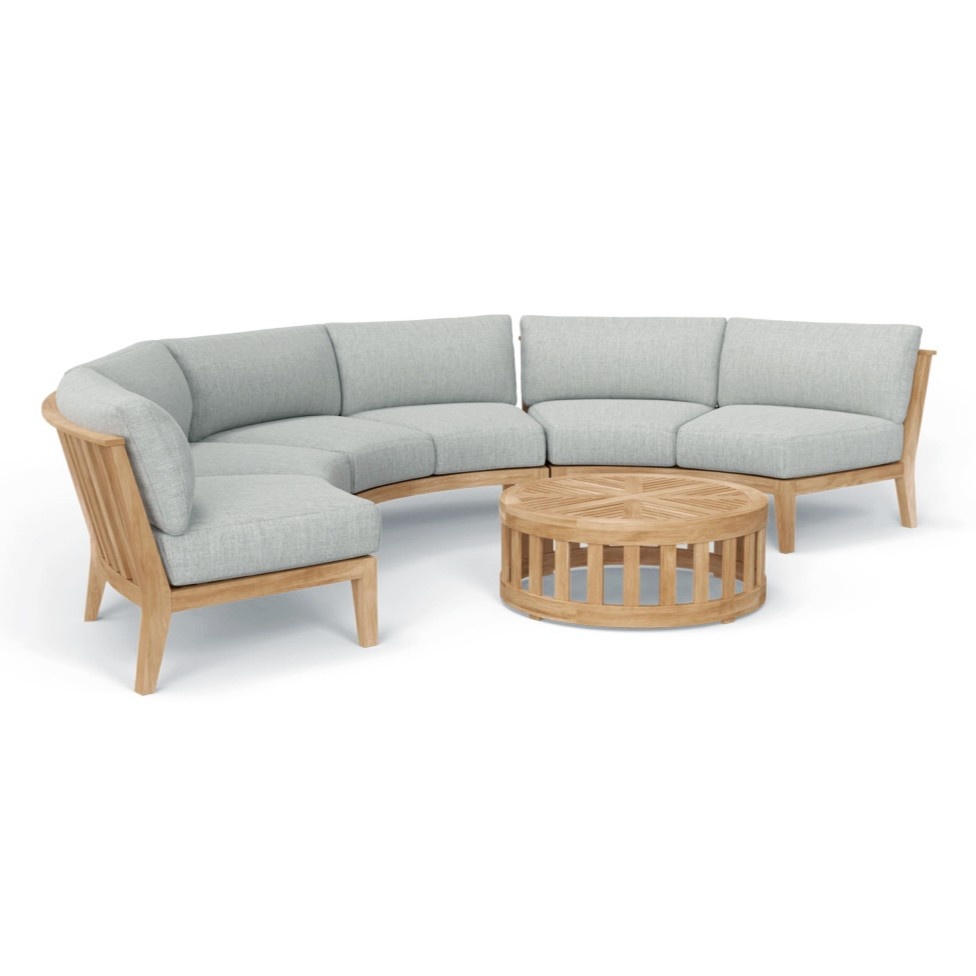 4 pc Kafelonia Round Sofa Set