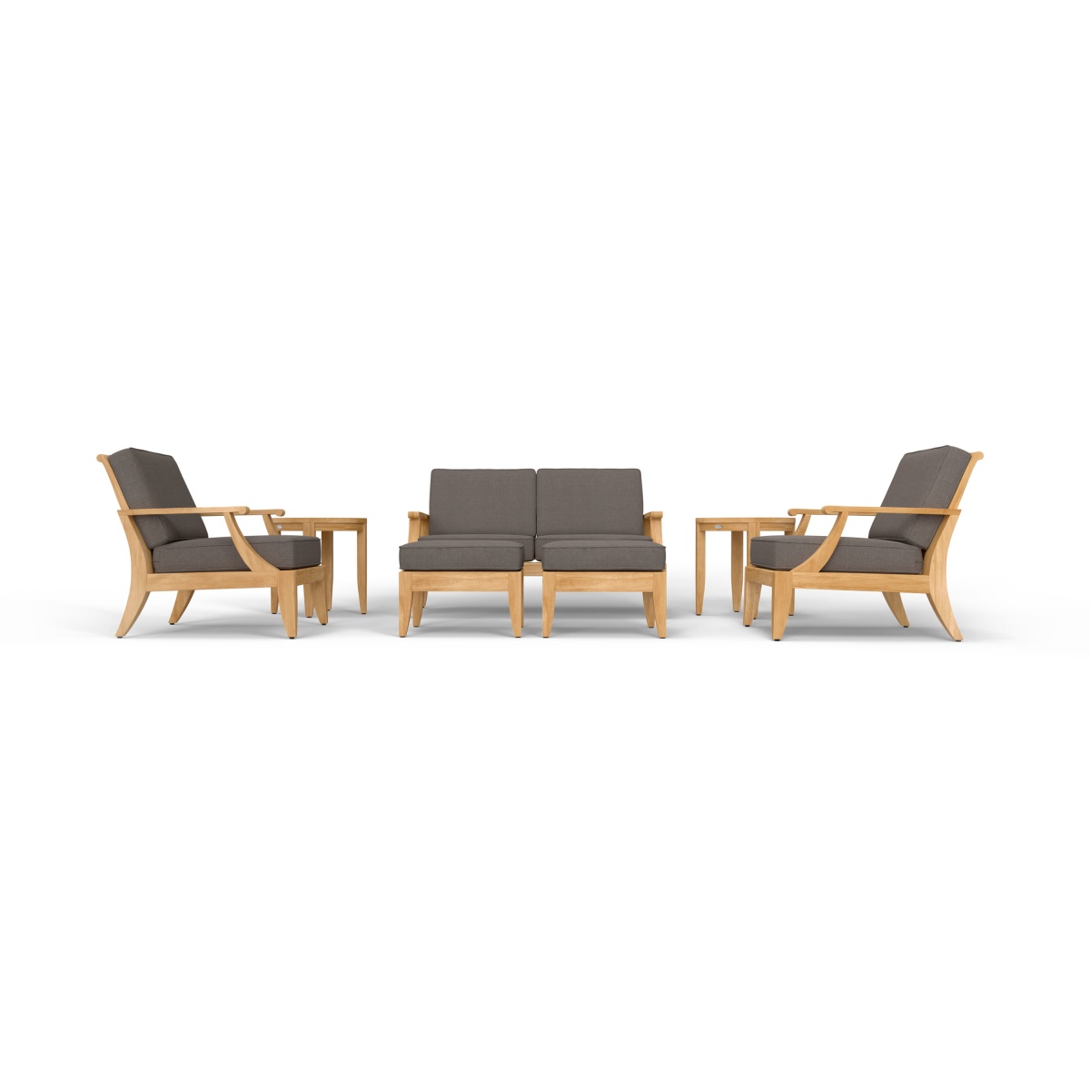 7 pc 58 inch Laguna Love Seat Set