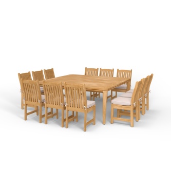 13 pc Veranda Teak Dining Set