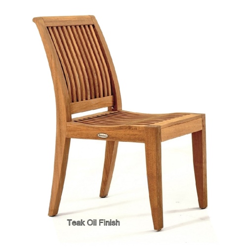 9 pc Laguna Montserrat Teak Rectangular Dining Set - Picture M